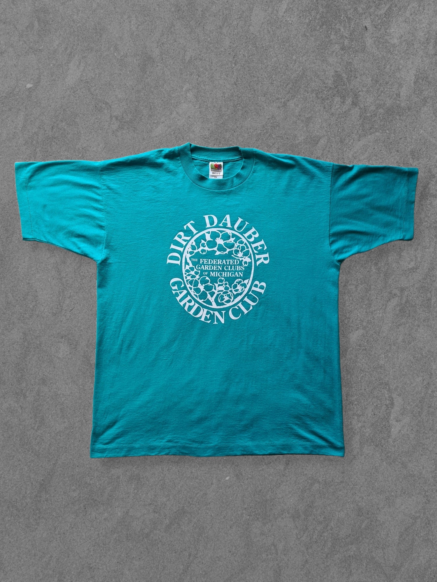 De vintage winkel met tweedehands kleding uit de thrift | 90s FRUIT OF THE LOOM ''DIRT DAUBER'' T-SHIRT [XL] T-SHIRT
