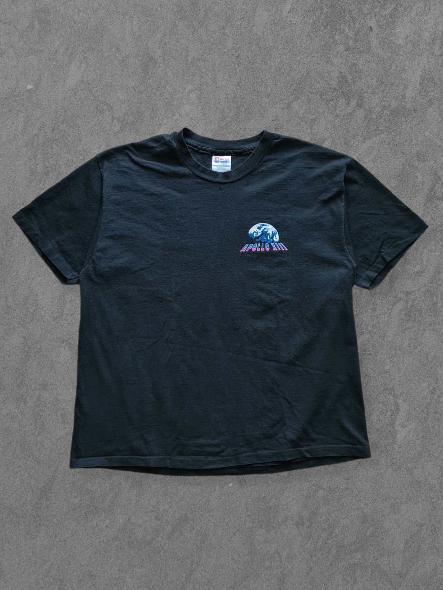De vintage winkel met tweedehands kleding uit de thrift | 90s HANES ''APOLLO 13'' T-SHIRT [XL] T-SHIRT