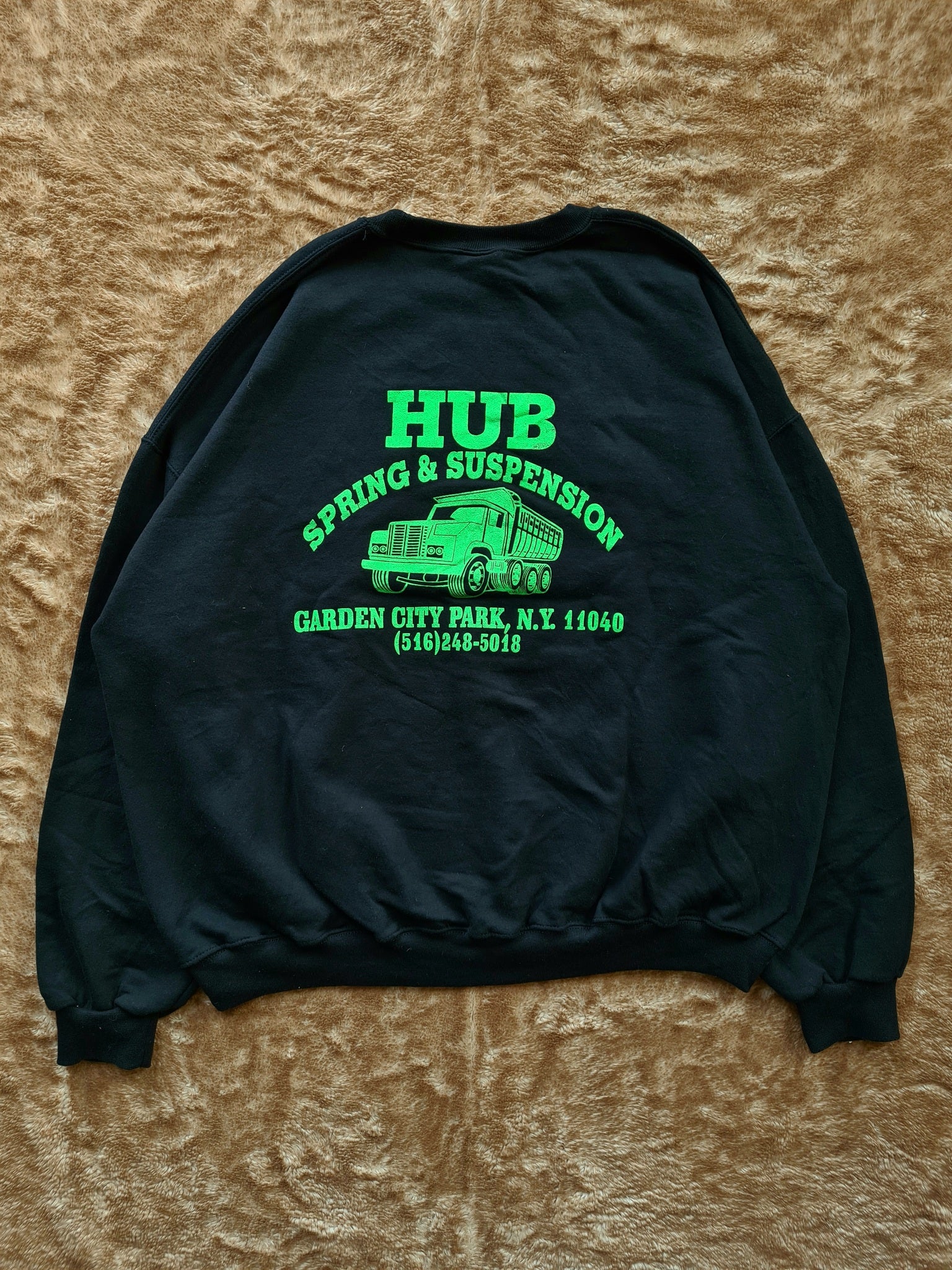 De vintage winkel met tweedehands kleding uit de thrift | 90s JERZEES ''HUB SPRING'' SWEATSHIRT [XXL] SWEATSHIRT