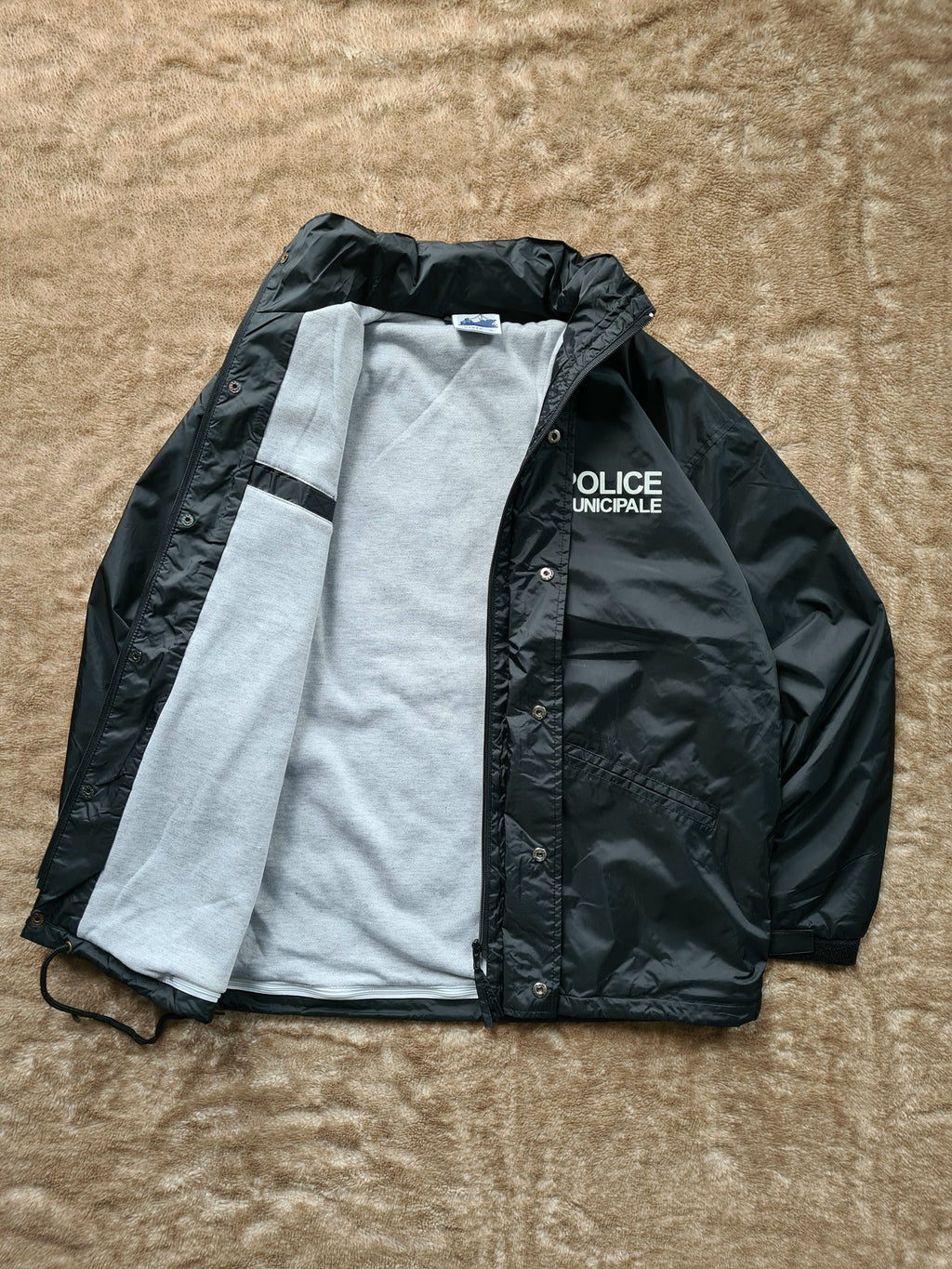 De vintage winkel met tweedehands kleding uit de thrift | 90s POLICE MUNICIPALE FRANCE JACKET [M] OUTERWEAR