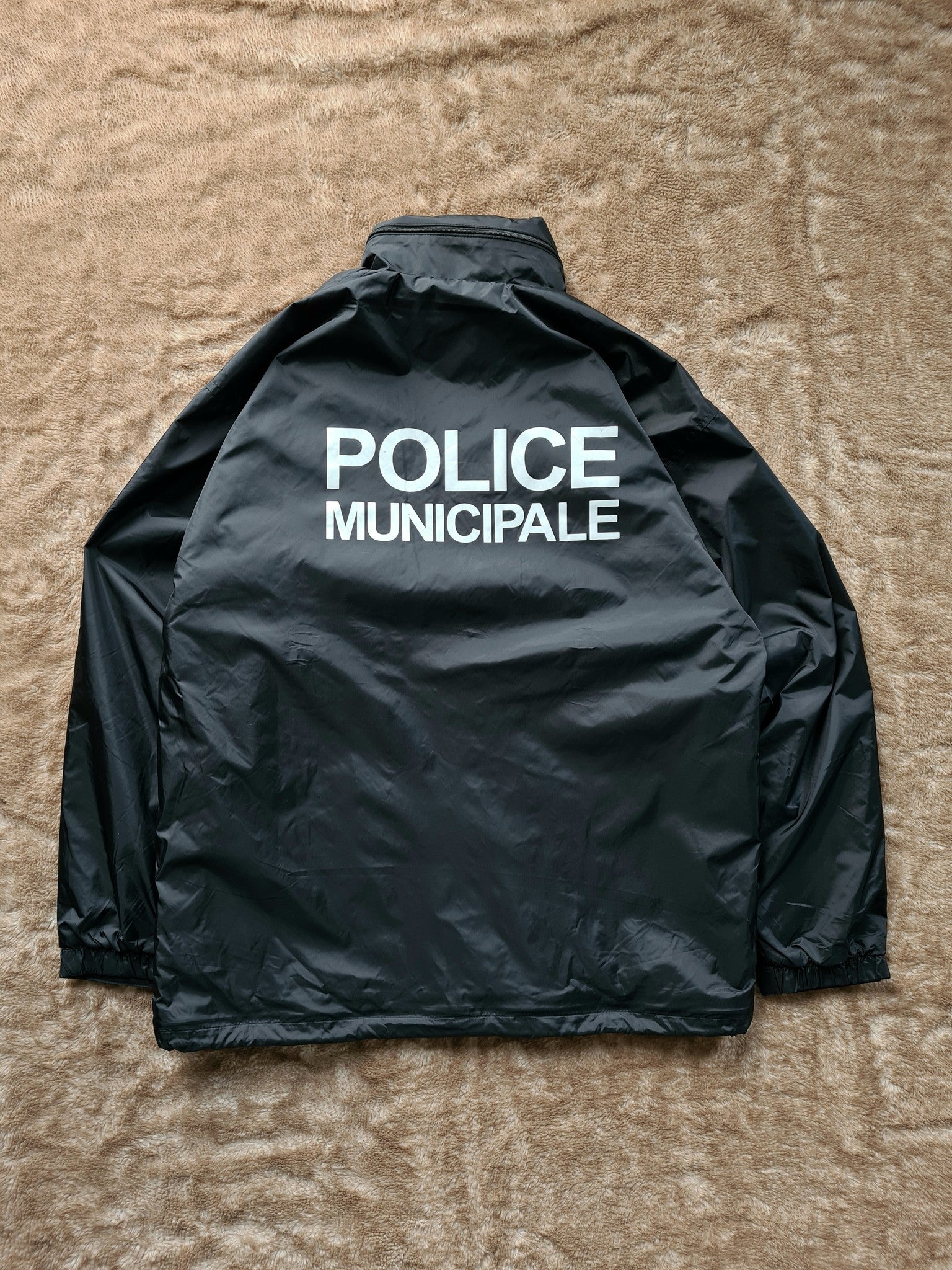 De vintage winkel met tweedehands kleding uit de thrift | 90s POLICE MUNICIPALE FRANCE JACKET [M] OUTERWEAR