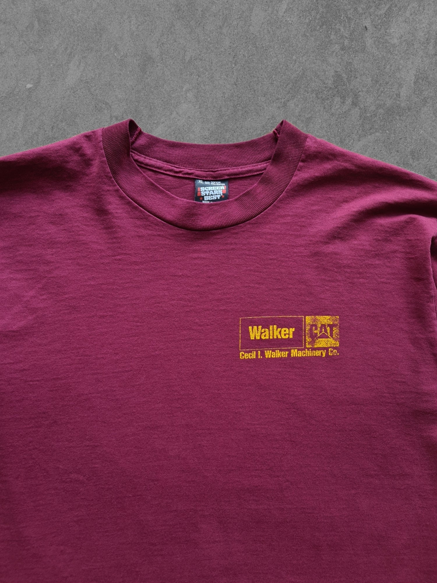 De vintage winkel met tweedehands kleding uit de thrift | 90s SCREEN STARS ''CAT'' T-SHIRT [XL] T-SHIRT
