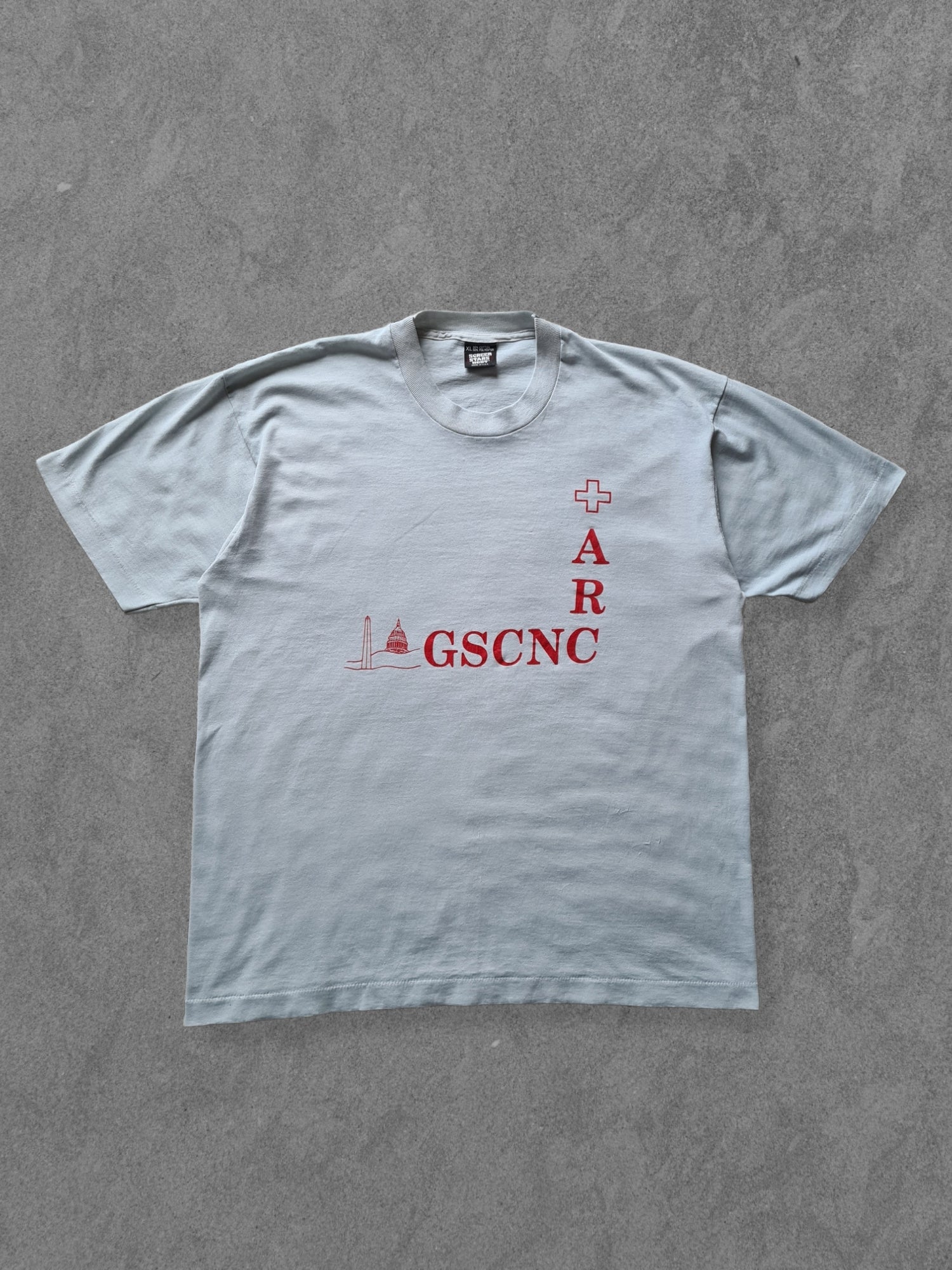 De vintage winkel met tweedehands kleding uit de thrift | 90s SCREEN STARS ''GSCNC'' T-SHIRT [XL] T-SHIRT