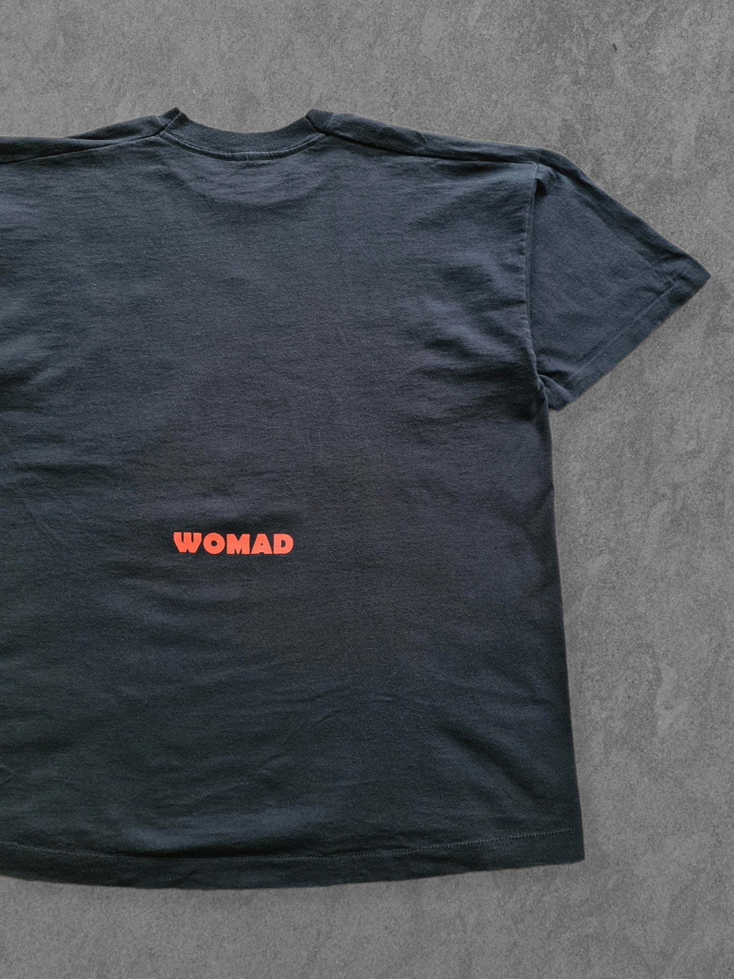 De vintage winkel met tweedehands kleding uit de thrift | 90s SCREEN STARS ''WOMAD FESTIVAL'' T-SHIRT [XL] T-SHIRT
