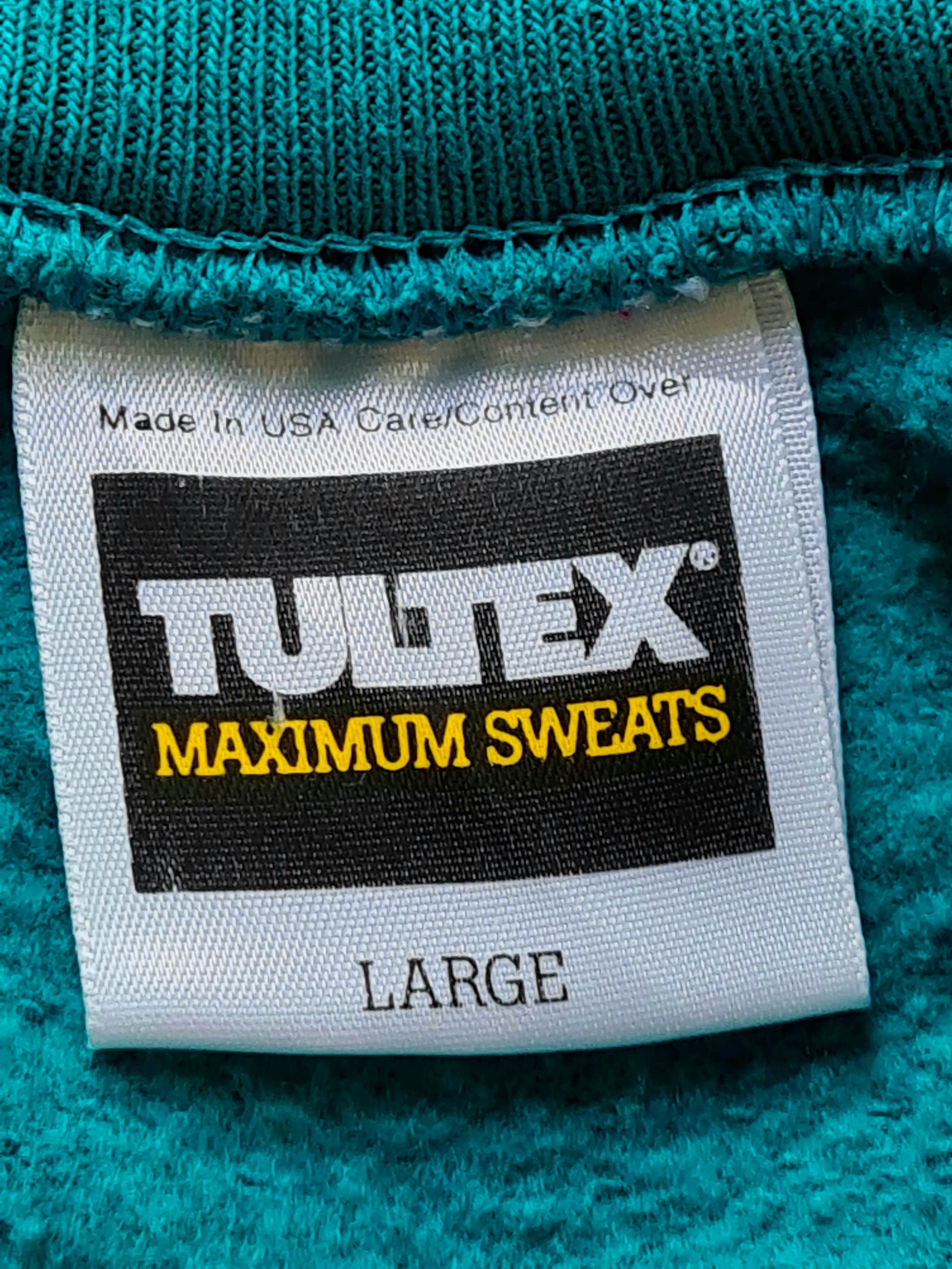 De vintage winkel met tweedehands kleding uit de thrift | 90s TULTEX ''OREGON TRAIL'' SWEATSHIRT [L] SWEATSHIRT